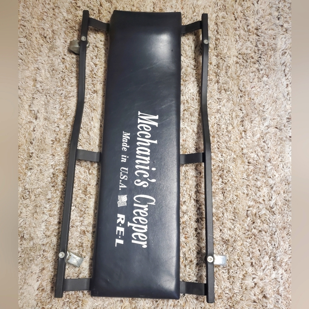 Excellent Flat Heavy Duty REL Auto Mechanics Creeper Made in USA
